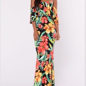 floral paradise dress